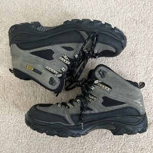 Men's Stanley Black and Gray Boots